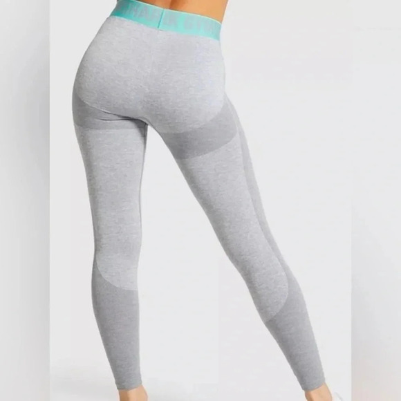 Gymshark Flex low rise mint yoga athletic gym stretch tights leggings XS - Picture 1 of 3
